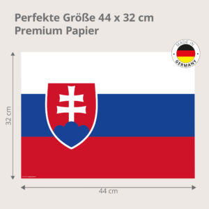 Slowakei-Flagge - Tischset Papier – Bild 3