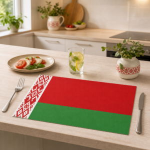 Belarus-Flagge - Tischset Papier – Bild 2