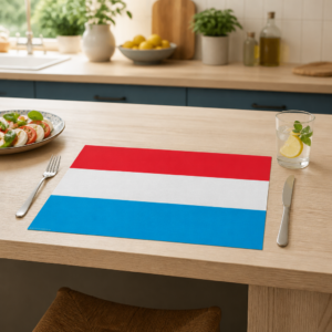 Luxemburg-Flagge - Tischset Papier – Bild 2