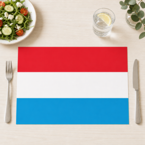Luxemburg-Flagge - Tischset Papier – Bild 1
