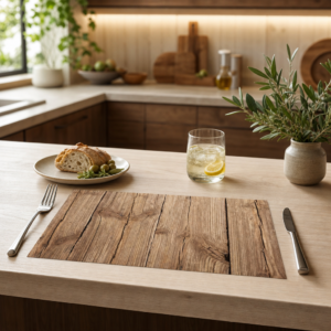Rustikale Planken - Tischset Papier – Bild 2