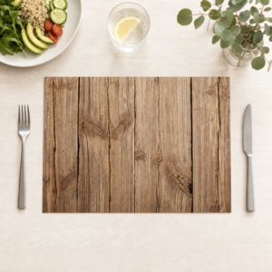 Rustikale Planken - Tischset Papier – Bild 1