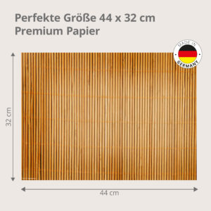 Bambusmatte - Tischset Papier – Bild 3