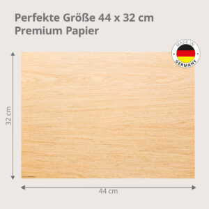 Buchenholz - Tischset Papier – Bild 3