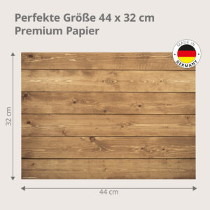 Kiefernholz - Tischset Papier – Bild 3