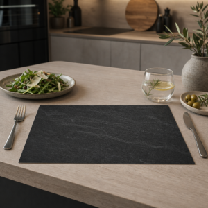 Schieferplatte dunkel - Tischset Papier – Bild 2