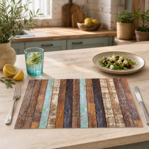 Vintage Holzbretter - Tischset Papier – Bild 2