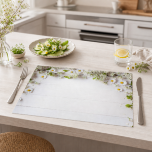 Gänseblümchen & Blüten - Tischset Papier – Bild 2