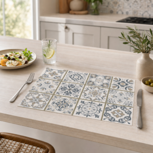 Mediterrane Fliesen - Tischset Papier – Bild 2