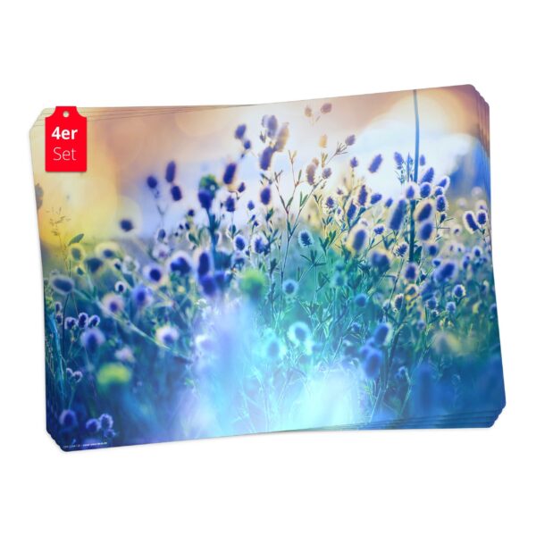 Blumenwiese | Platzsets aus Premium-Vinyl 44 x 32 cm - 4 Stück