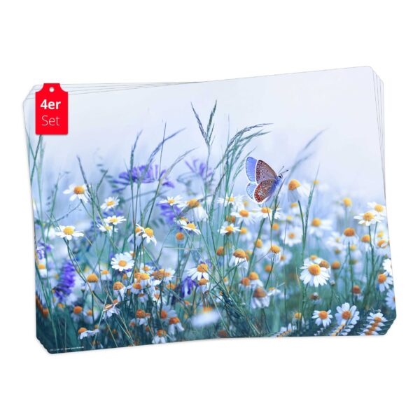Wiesenblumen | Platzsets aus Premium-Vinyl 44 x 32 cm - 4 Stück